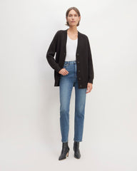 The Felted Merino Cocoon Cardigan | Black