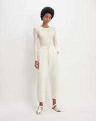 The Viscose Knit Crew | Beige