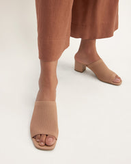 The Glove Mule in ReKnit | Blush Tan