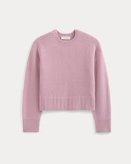 The Boxy Crew in Cashmere | Lilac Crush