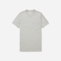 The Organic Cotton Pocket Tee | Heathered Grey