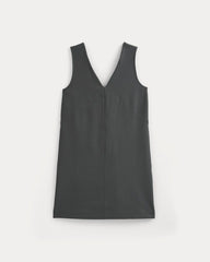 Ponte V-Neck Mini Dress | Graphite