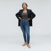 The Way-High® Hourglass Skinny Jean | Authentic Blue | 26.75" Inseam