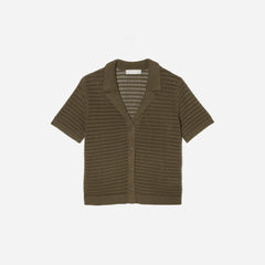 The Crochet Knit Polo | Beech