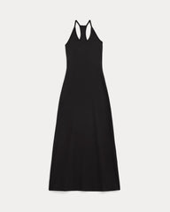 Racerback Maxi Knit Dress | Black