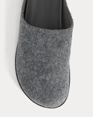 Wool Clog | Charcoal
