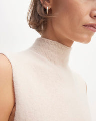 The Cozy-Stretch Sleeveless Midi Dress | Whisper Pink