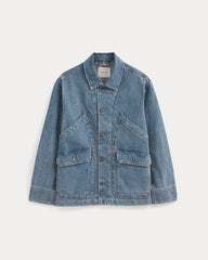 Relaxed Denim Barn Jacket | Robbins Indigo