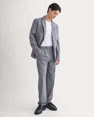 Tropical Wool Blazer | Heathered Grey