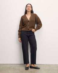 The Boxy Cardigan in Everyday Cotton | Cocoa