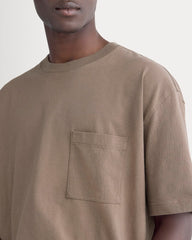 Oversized Midweight Tee | Deep Taupe