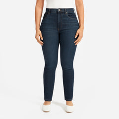 The Authentic Stretch High-Rise Skinny | Deep Indigo | 28.5" Inseam