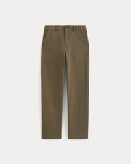 Relaxed Herringbone Fatigue Pants | Beech