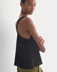 Racerback V-Neck Sweater | Black
