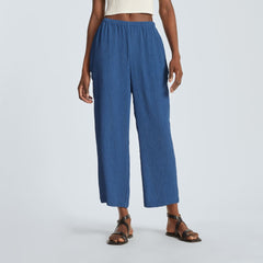 The Naia™ Ripple Pant | Deep Blue