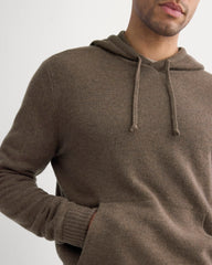The Felted Merino Hoodie | Heather Chocolate Martini