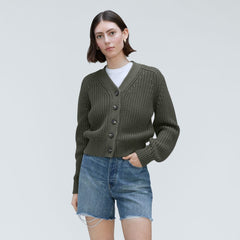The Texture Cotton Cardigan | Kambaba