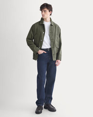 Relaxed Barn Jacket | Olive Night