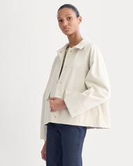 Cropped Denim Jacket | Garment-Dyed Sand