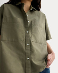 The Short-Sleeve Boxy Oxford | Kalamata
