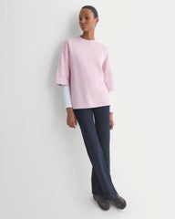 Lightweight Terry Oversized Tee | Burnished Lilac