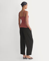 Soft Stretch U-Neck Tank | Henna Red