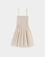 Gauze Smocked Mini Dress | Birch