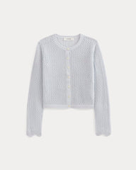 Lace-Knit Cardigan | Skywriting