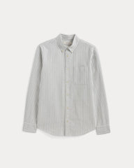 The Slim Oxford Shirt | Bone/Navy | Standard