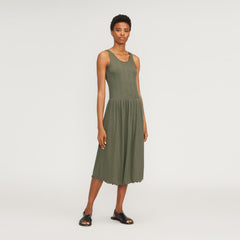 The Rib Soft Knit Scoop-Neck Dress | Kalamata