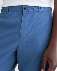 The Seersucker Short | Soft Cobalt