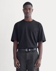 Oversized Midweight Tee | Black