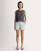 The Off-Duty Short | Pale Heather Grey