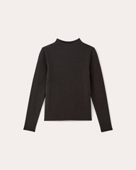 The Form Funnel-Neck Tee | Black
