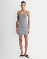 Knit Cami Mini Dress | Mid Heather Grey