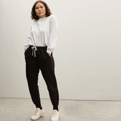 The Organic Cotton Long-Sleeve Tee | Heathered Grey