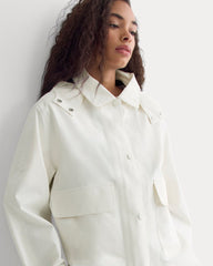 Re:Cycled Nylon Barrel Jacket | Bone