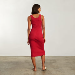 The '90s Rib Dress | Goji Berry