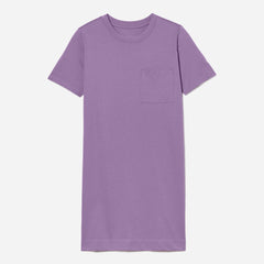 The Organic Cotton Weekend Tee Dress | Dark Orchid