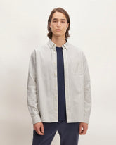 The Classic Oxford Shirt | Bone/Navy | Standard