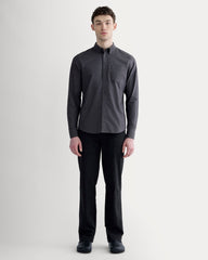 The Slim Oxford Shirt | Slate Grey | Standard