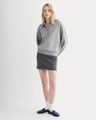Lightweight Terry Polo Sweatshirt | Vintage Heather Grey