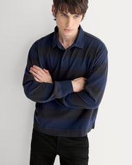 Vintage Rugby Pullover | Navy / Black