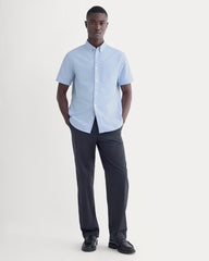 The Organic Short Sleeve Oxford Shirt | Light Blue