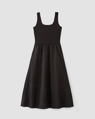 The Supima® Jersey Riviera Dress | Black
