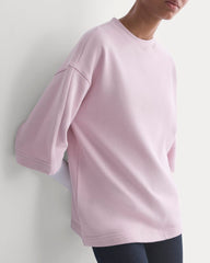 Lightweight Terry Oversized Tee | Burnished Lilac