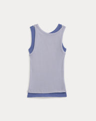 Tissue Layered Tank | Aleutian/Velvet Morning