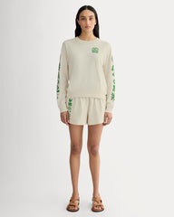 The Everlane x Parks Project Off-Duty Long-Sleeve Tee | Natural / Green