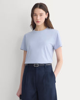 The Box-Cut Tee in Essential Cotton | Aleutian | No Pocket