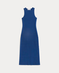 Cutaway Ribbed Midi Dress | Estate Blue